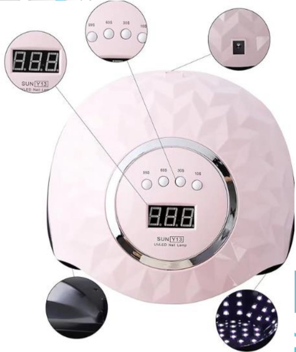 Lámpara UV LED Profesional para Uñas YK-Y13 | Secado Rápido de Gel Semipermanente