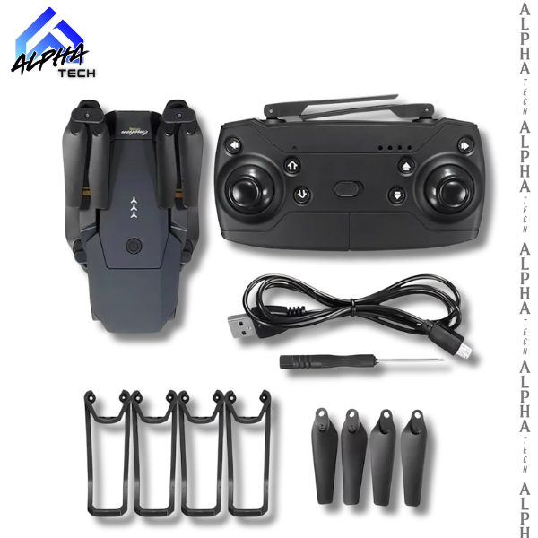 FlyDrone 998 Pro con Cámara Full HD | Drone Profesional Plegable con Control Remoto