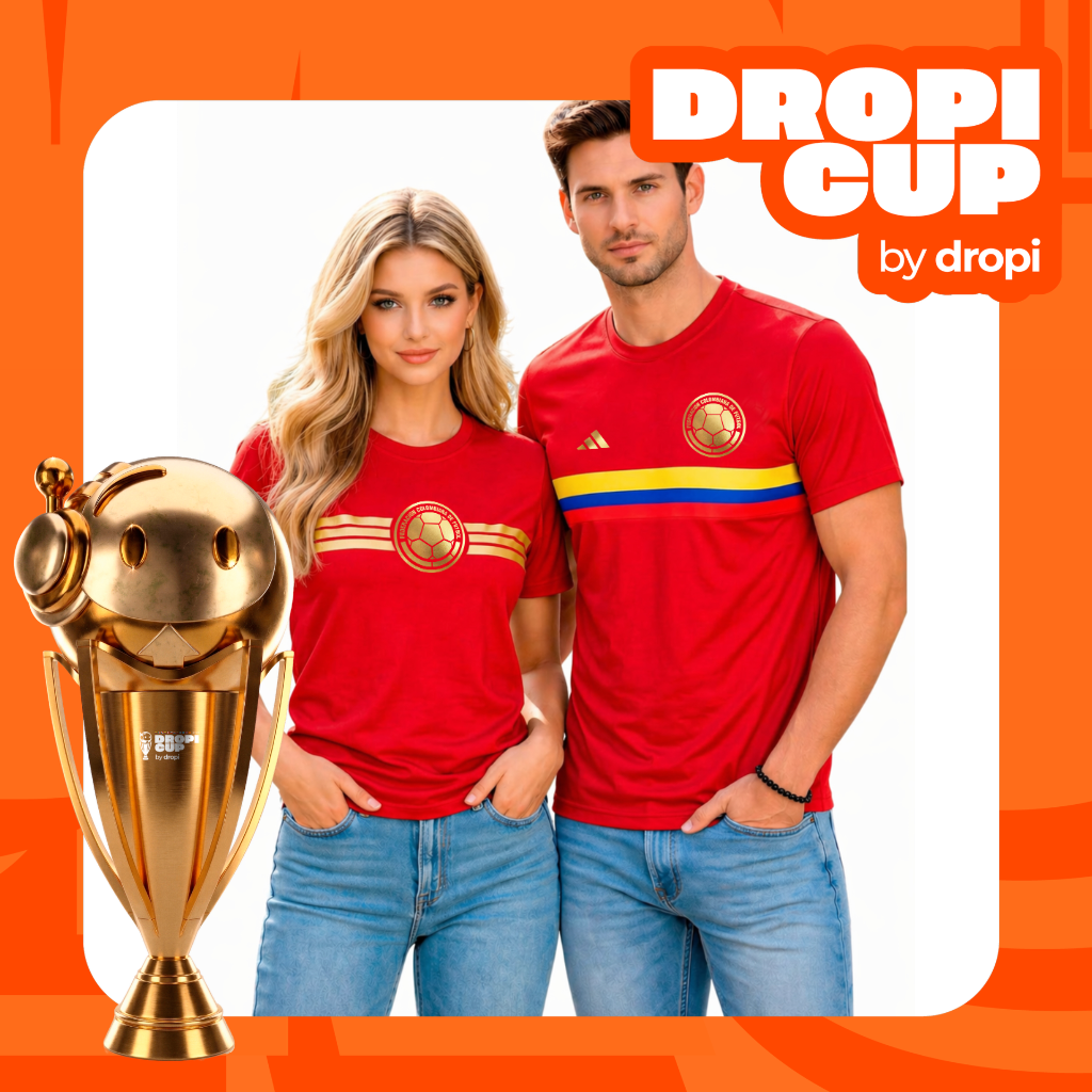 Camiseta Colombia Tela Algodón Dropi Cup | Comodidad, Estilo y Pasión por Colombia