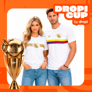 Camiseta Colombia Tela Algodón Dropi Cup | Comodidad, Estilo y Pasión por Colombia