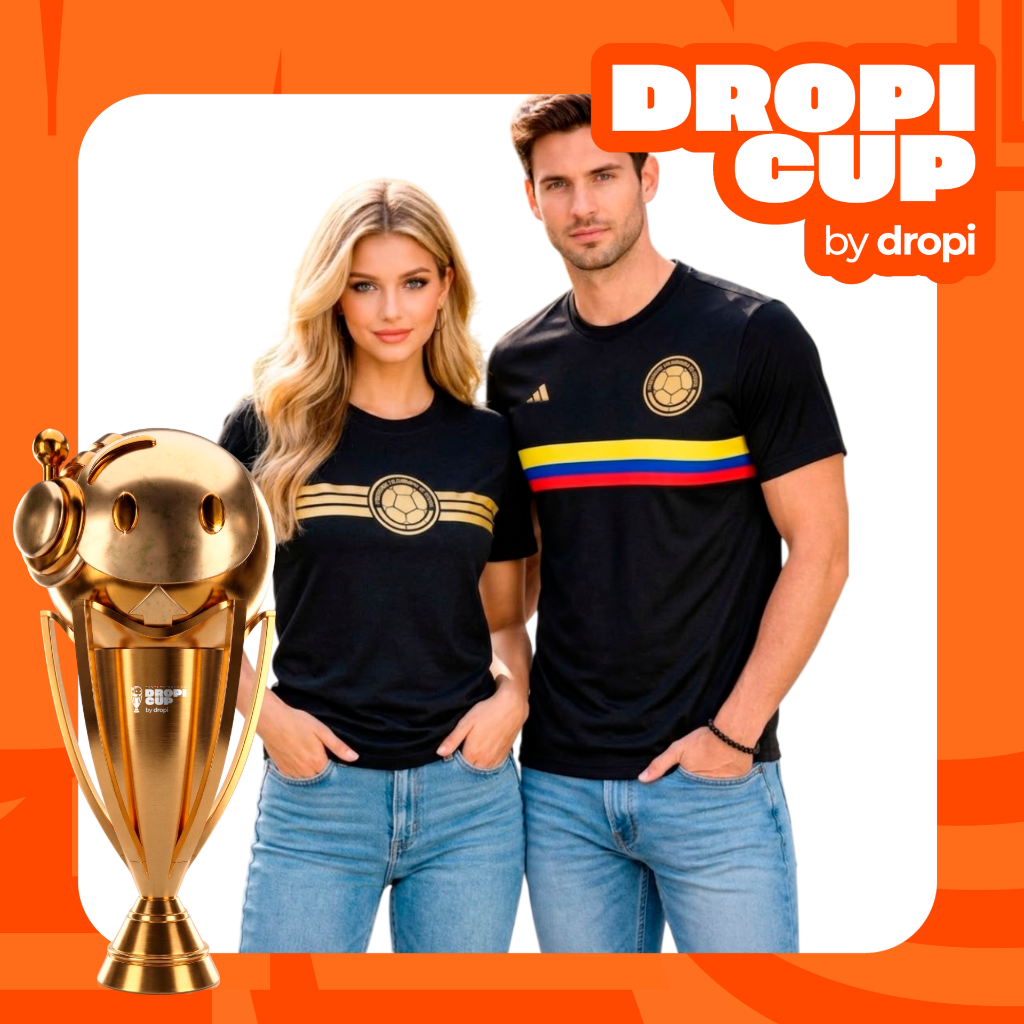 Camiseta Colombia Tela Algodón Dropi Cup | Comodidad, Estilo y Pasión por Colombia