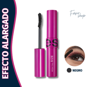 Pestañina Mega Full Size Negra Ésika Más Volumen, Longitud y Definición para tus Pestañas