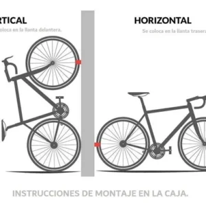 SOPORTE DE PARED PARA BICICLETA DE RUTA