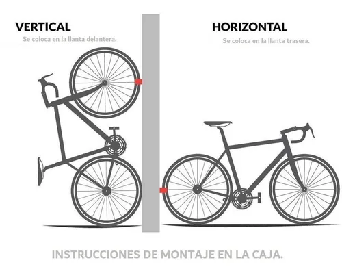 SOPORTE DE PARED PARA BICICLETA DE RUTA