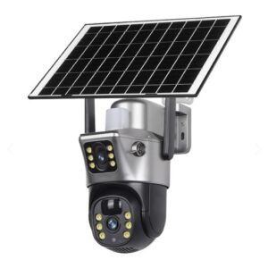 camara de seguridad wifi v380 con panel solar